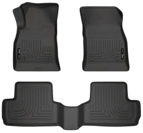 2012-2013 Buick Verano Front & 2nd Seat Floor Liners - Black