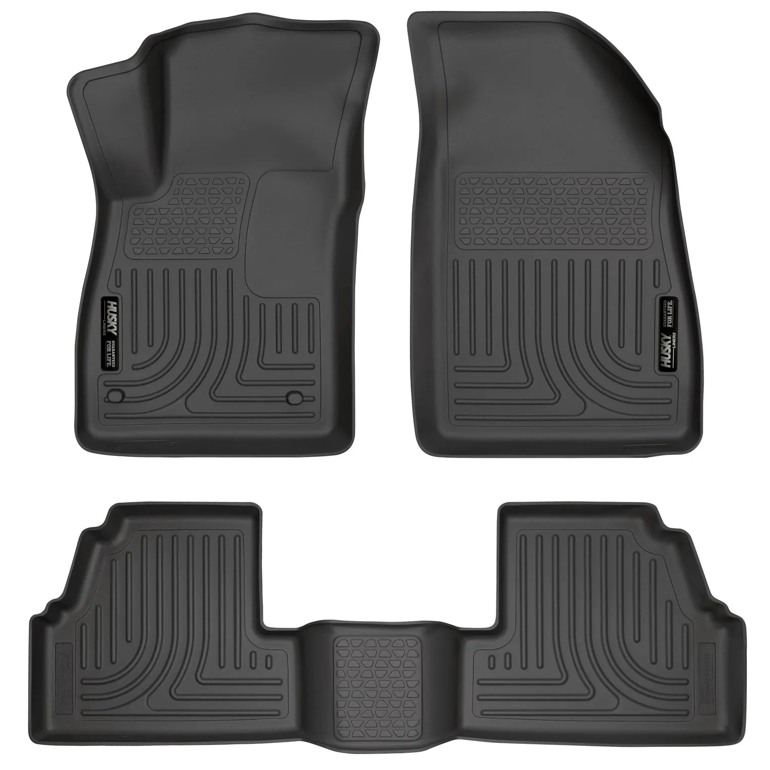 2013-2014 Buick Encore Front & 2nd Seat Floor Liners - Black