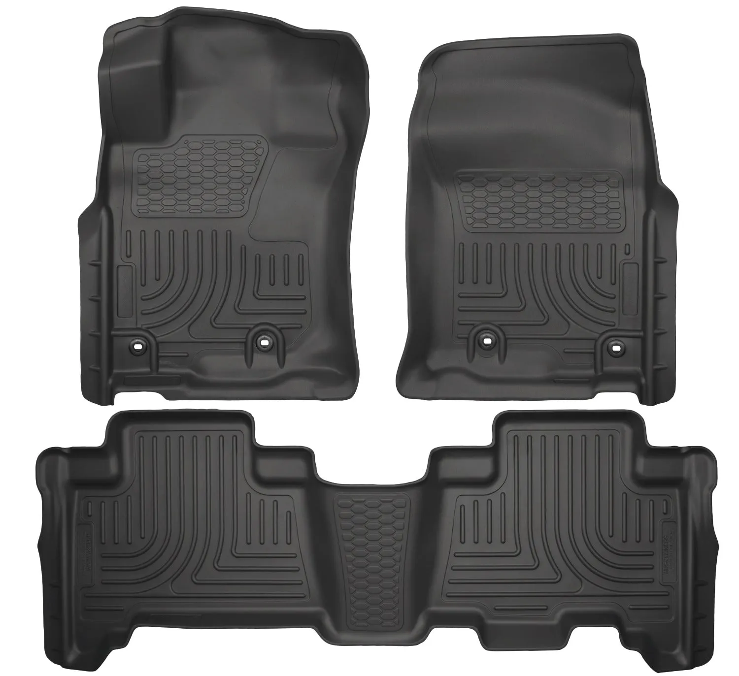 2014 Lexus GX460 / 2013-2015 Toyota 4Runner Front & 2nd Seat Floor Liners - Black