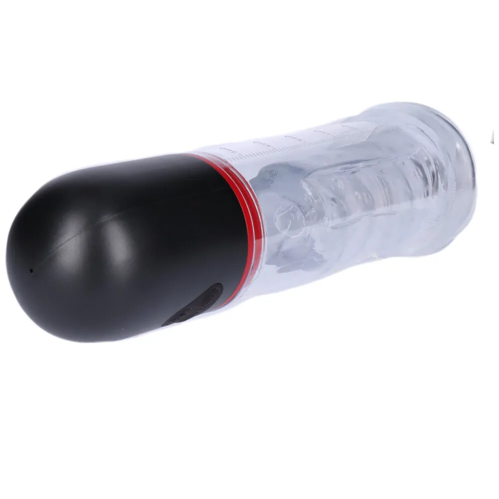 3-in-1 Brotar Vibrating Penis Pump, Stroker, & Sucker