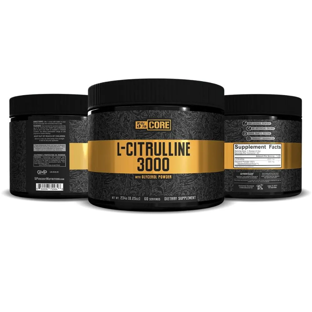 5% L-Citrulline 3000 60 Servings