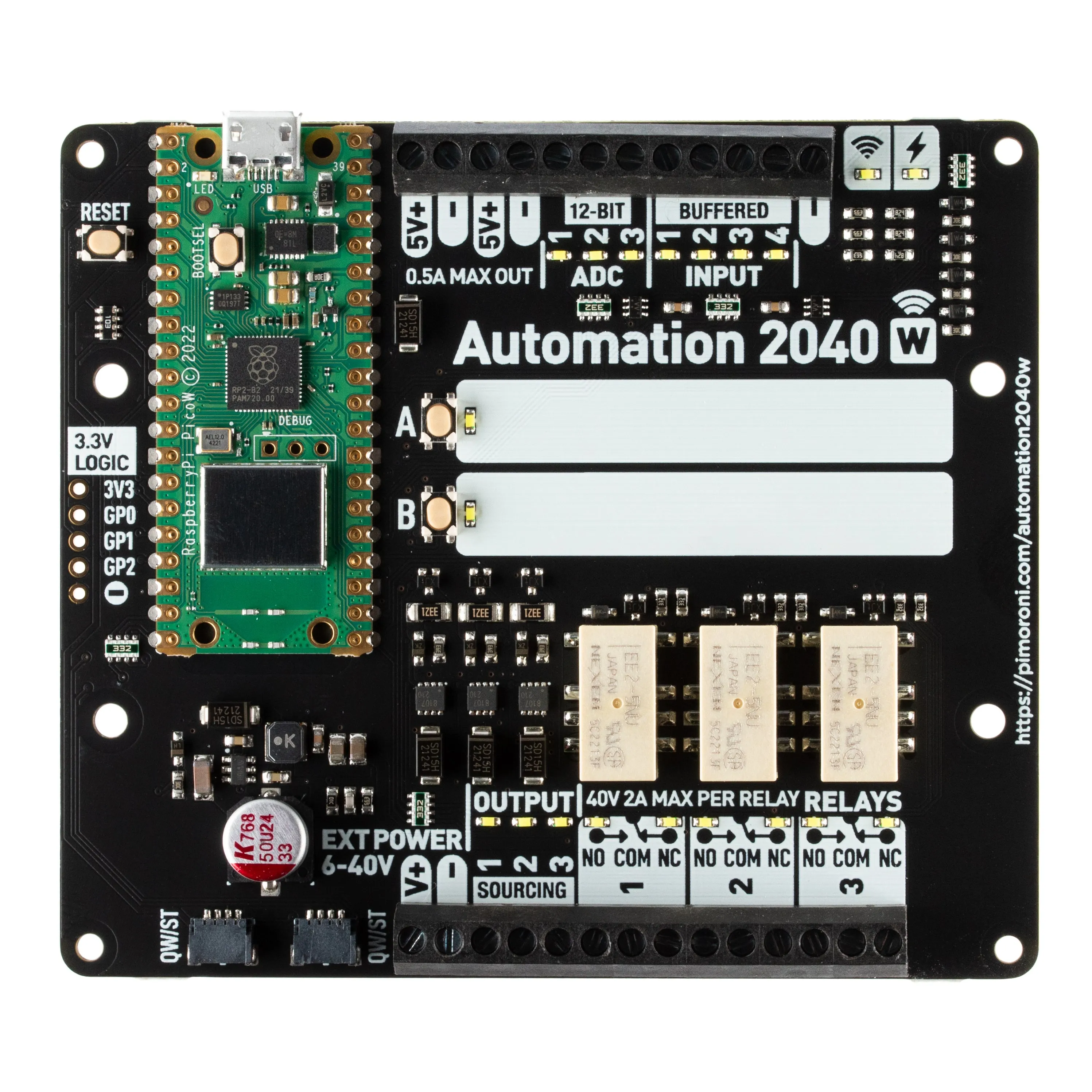 Automation 2040 W (Pico W Aboard)