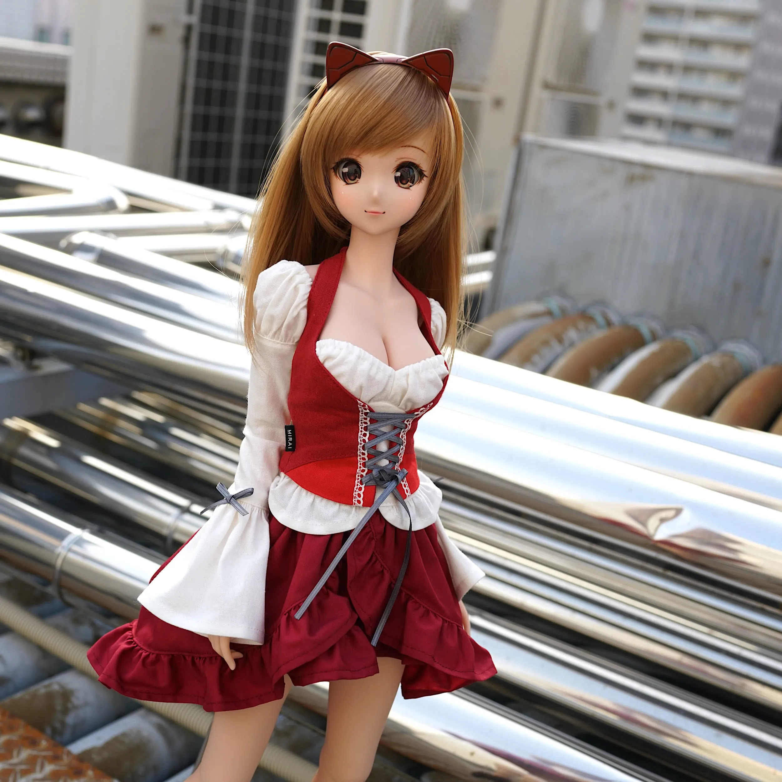 Beer Girl Dress (Red)