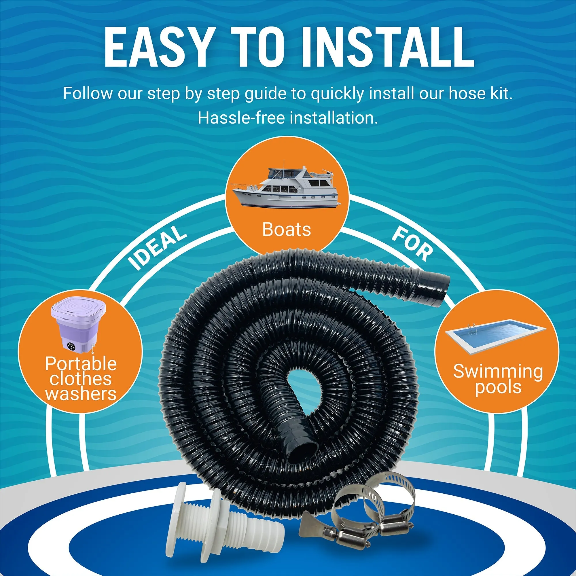 Better Boat Bilge Pump Hose Kit