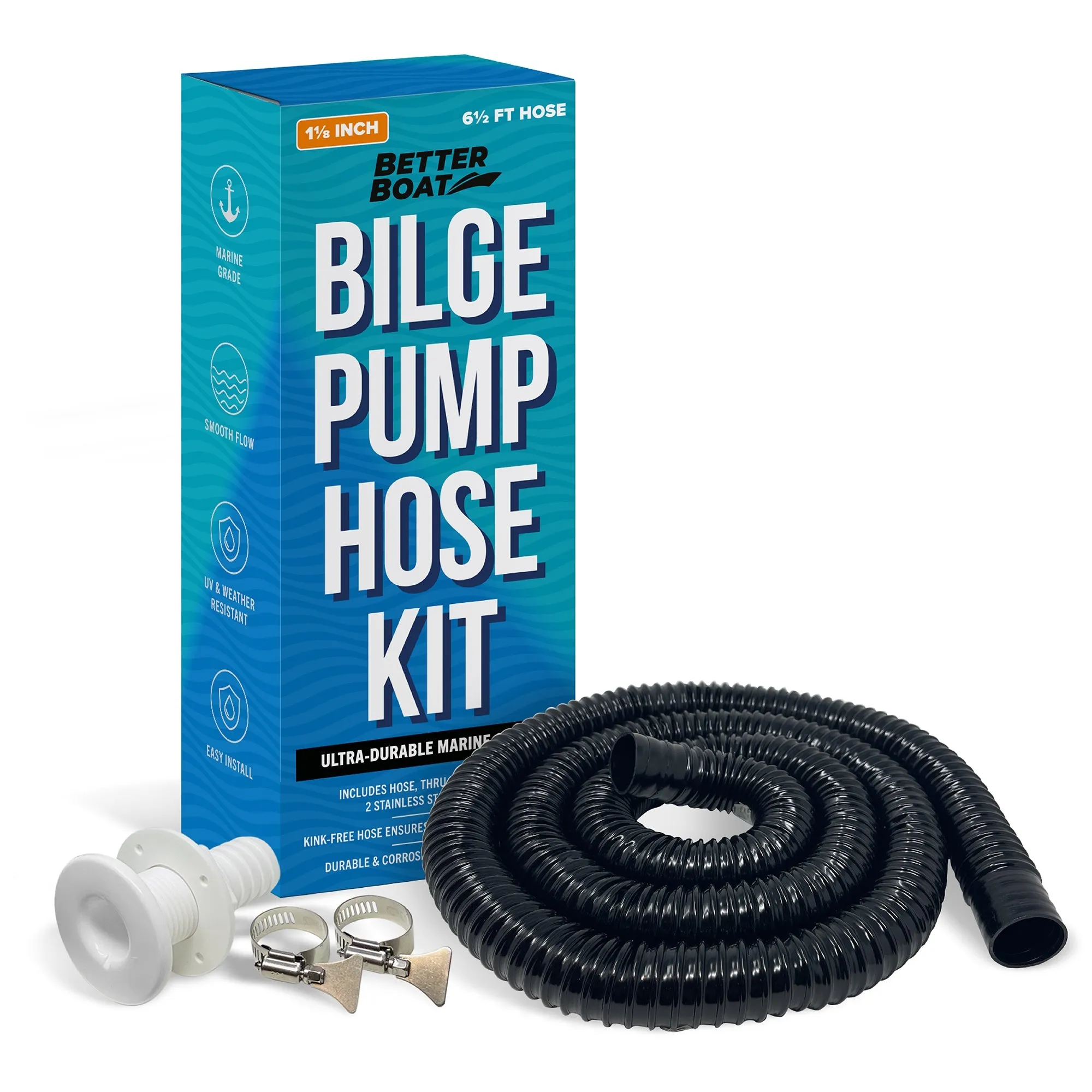 Better Boat Bilge Pump Hose Kit