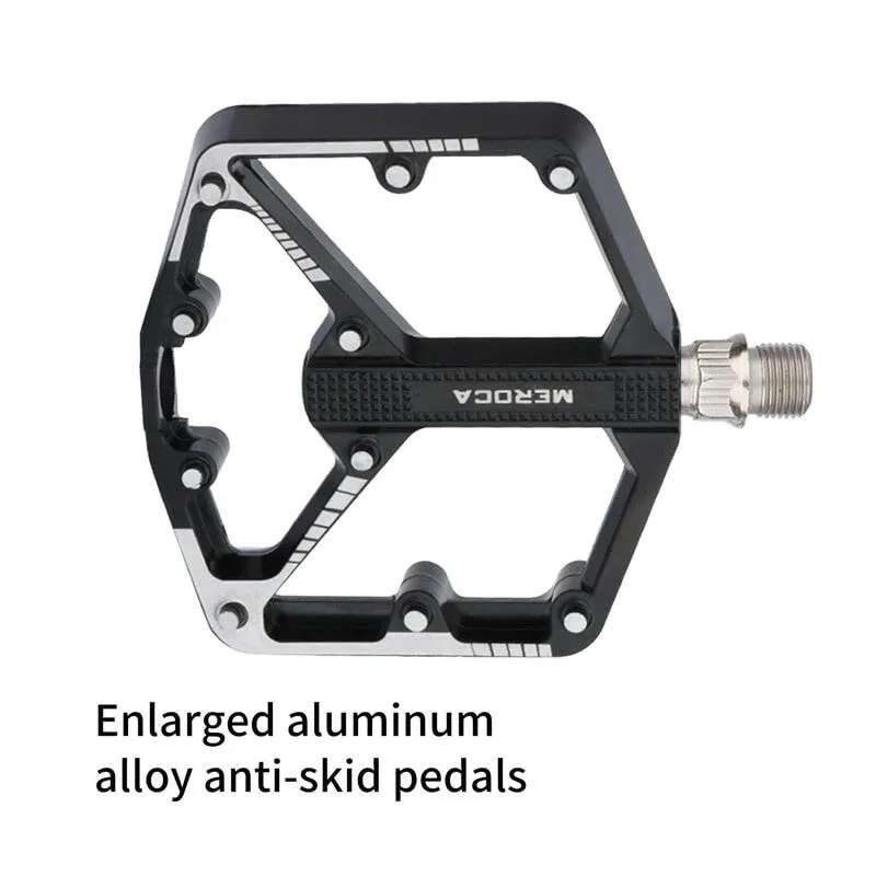 Bicycle Pedals Sealed DU Bearing Nonslip Pedal Mountain Road Bike Cycling Alloy Platform Mtb Pedal