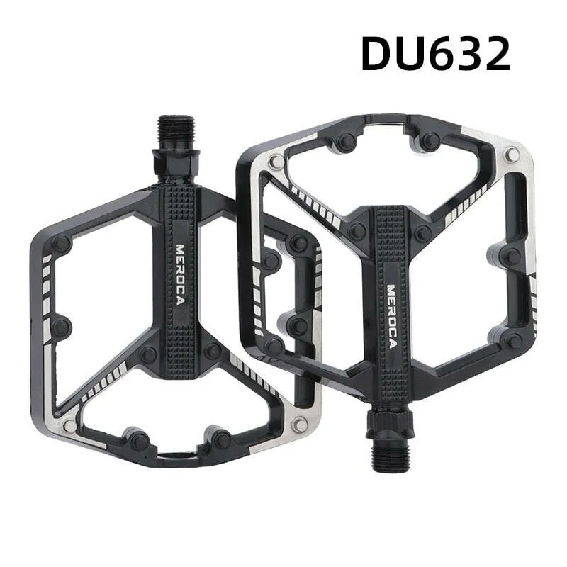 Bicycle Pedals Sealed DU Bearing Nonslip Pedal Mountain Road Bike Cycling Alloy Platform Mtb Pedal