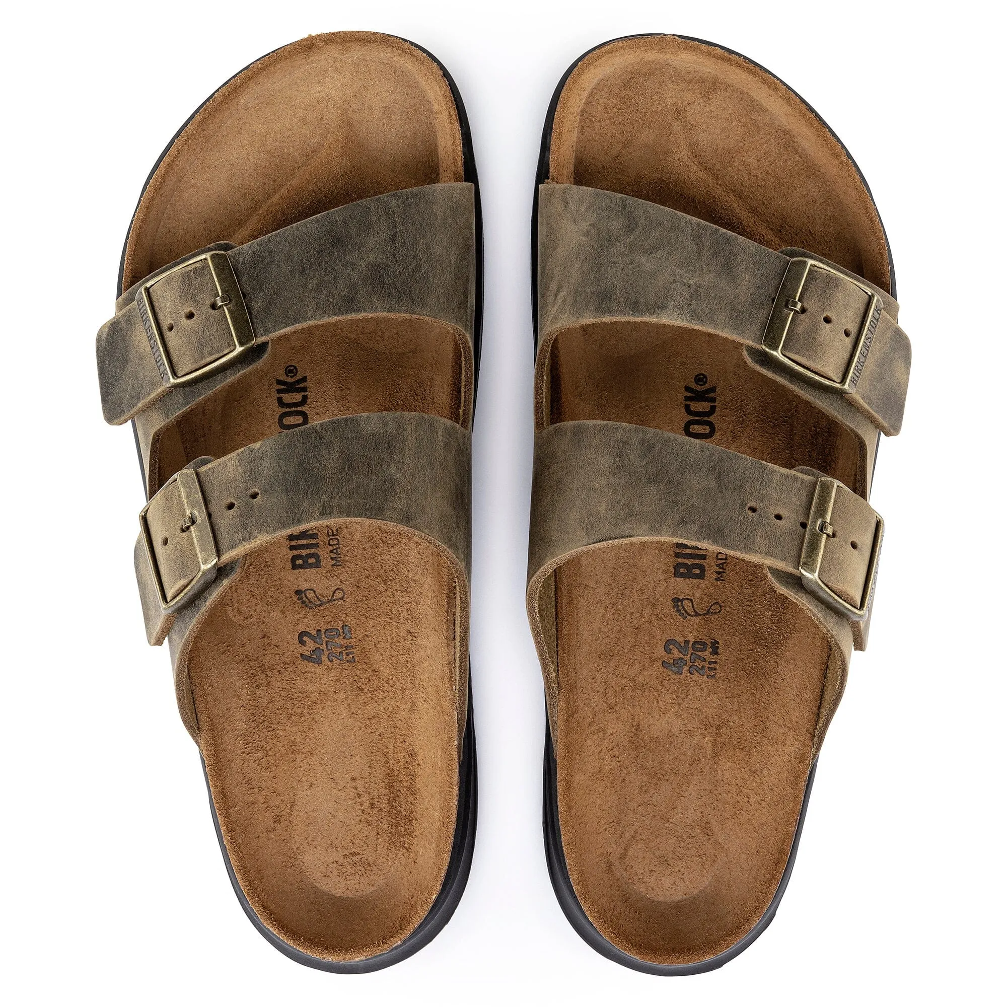 BIRKENSTOCK ARIZONA RUGGED MEN OILED LEATHER