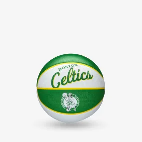 Boston Celtics NBA Team Retro Mini Basketball - Size 3