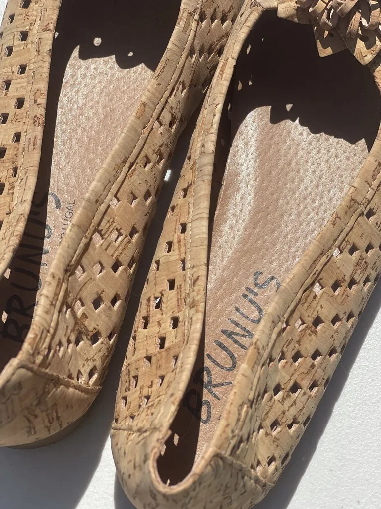 Brunu made in Portugal Cork Flats 37