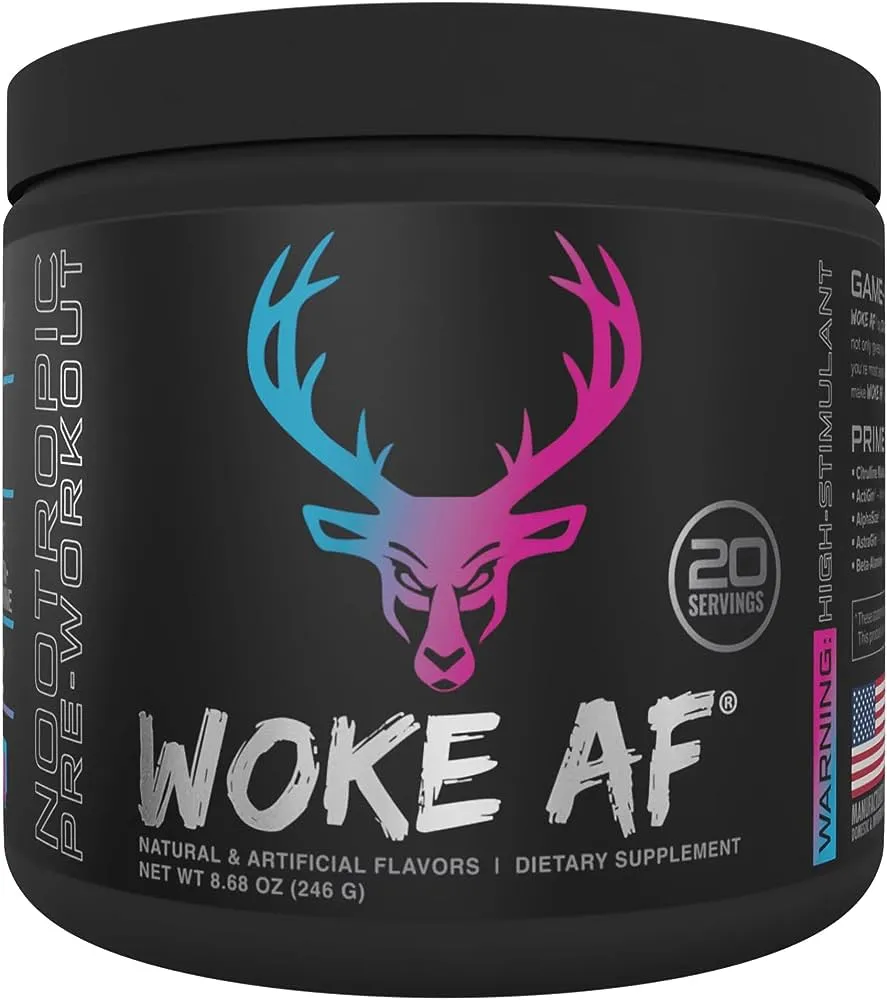 Bucked Up Woke AF High Stimulant Pre-Workout