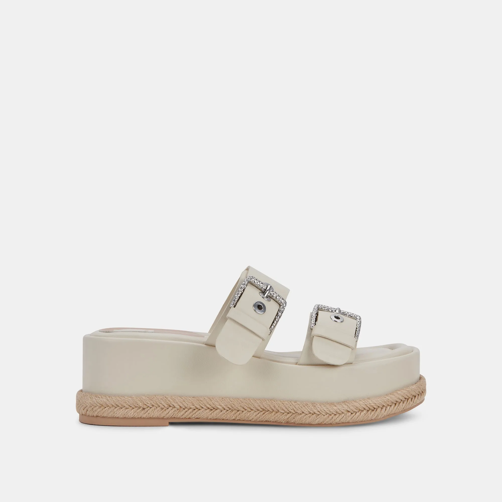 CANYON SANDALS IVORY LEATHER - re:vita