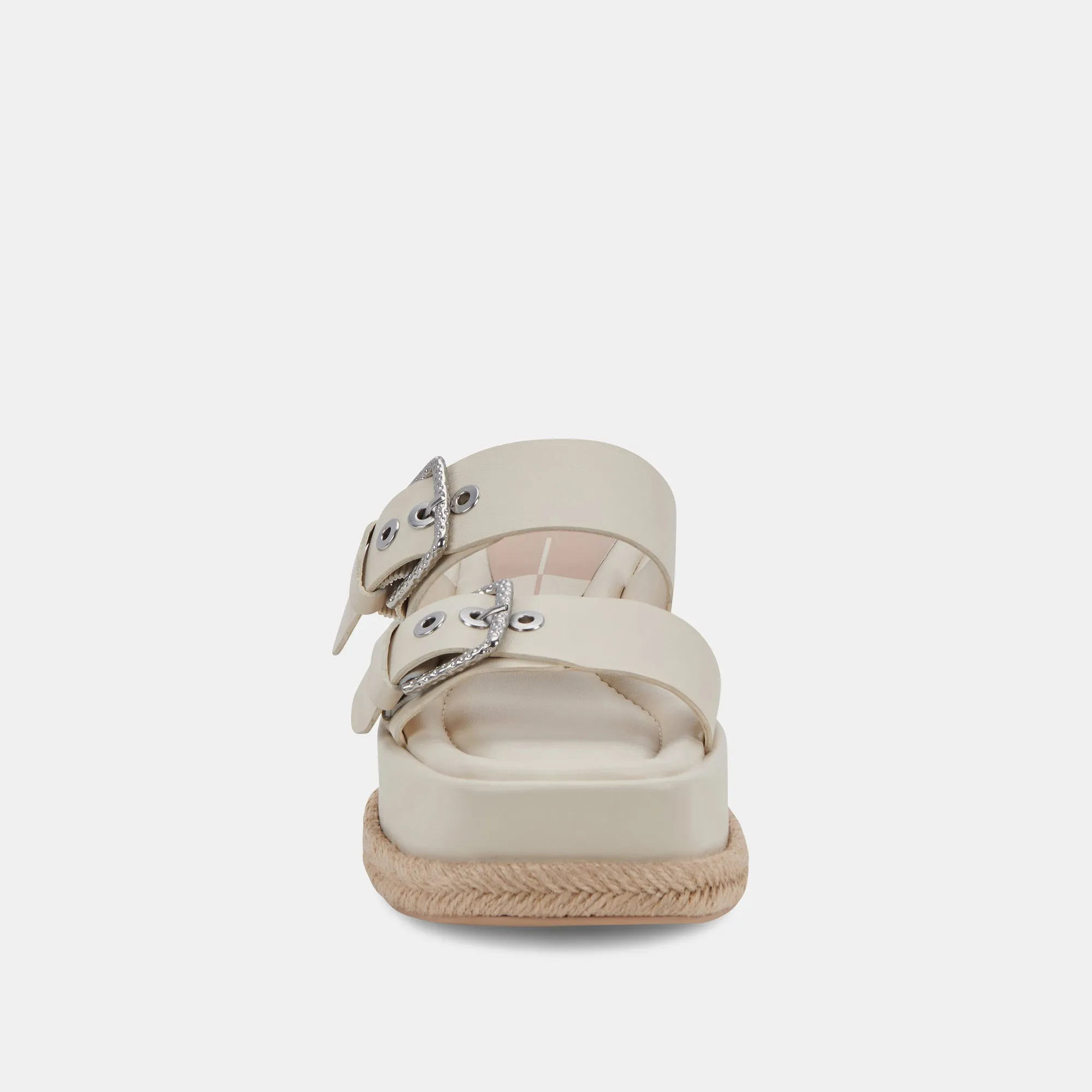 CANYON SANDALS IVORY LEATHER - re:vita