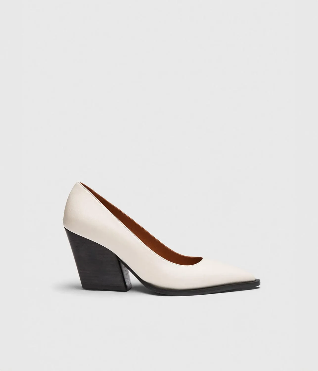 CAPENA HEELED PUMP- LINEN