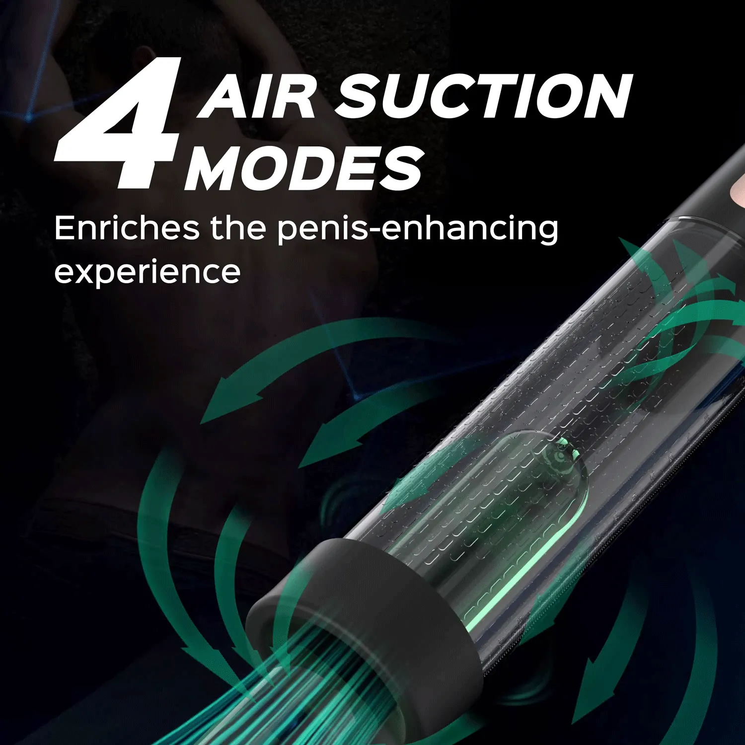 Carson - Suction Modes Penis Pump Transparent Penis Enlargement