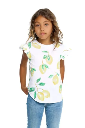 Chaser Lemon Twist Flutter Tee