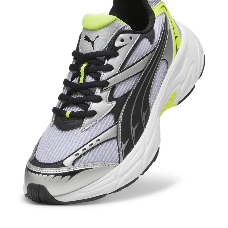 Chaussures homme Puma Morphic Athletic - Blanc/Lime - 395919 02