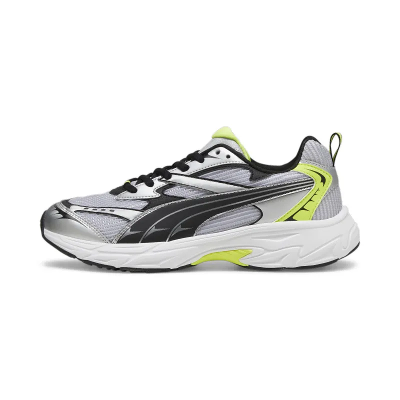 Chaussures homme Puma Morphic Athletic - Blanc/Lime - 395919 02