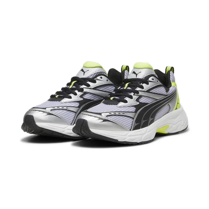 Chaussures homme Puma Morphic Athletic - Blanc/Lime - 395919 02