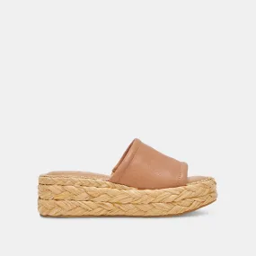 CHAVI SANDALS HONEY LEATHER