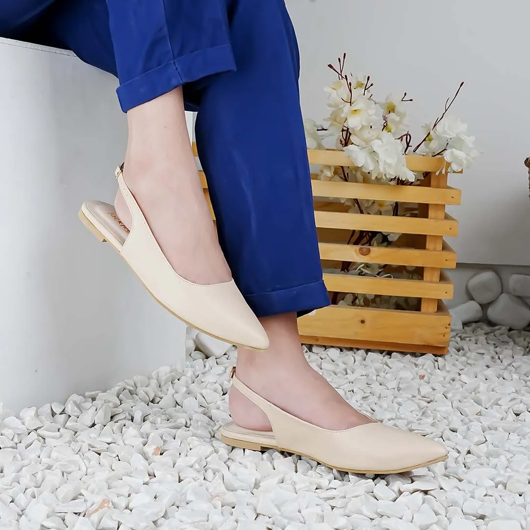 Clara Slingback Beige