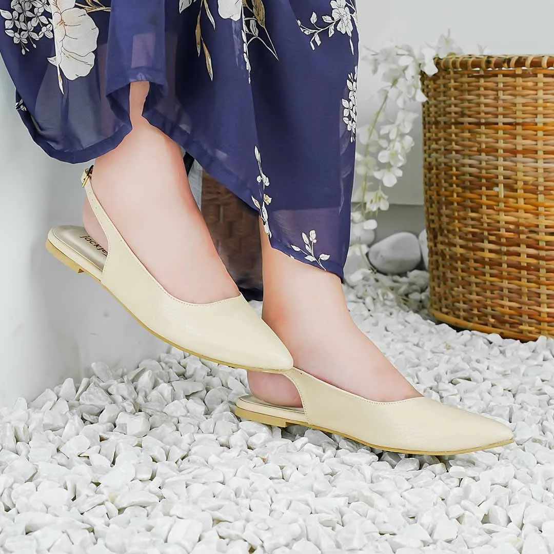 Clara Slingback Beige