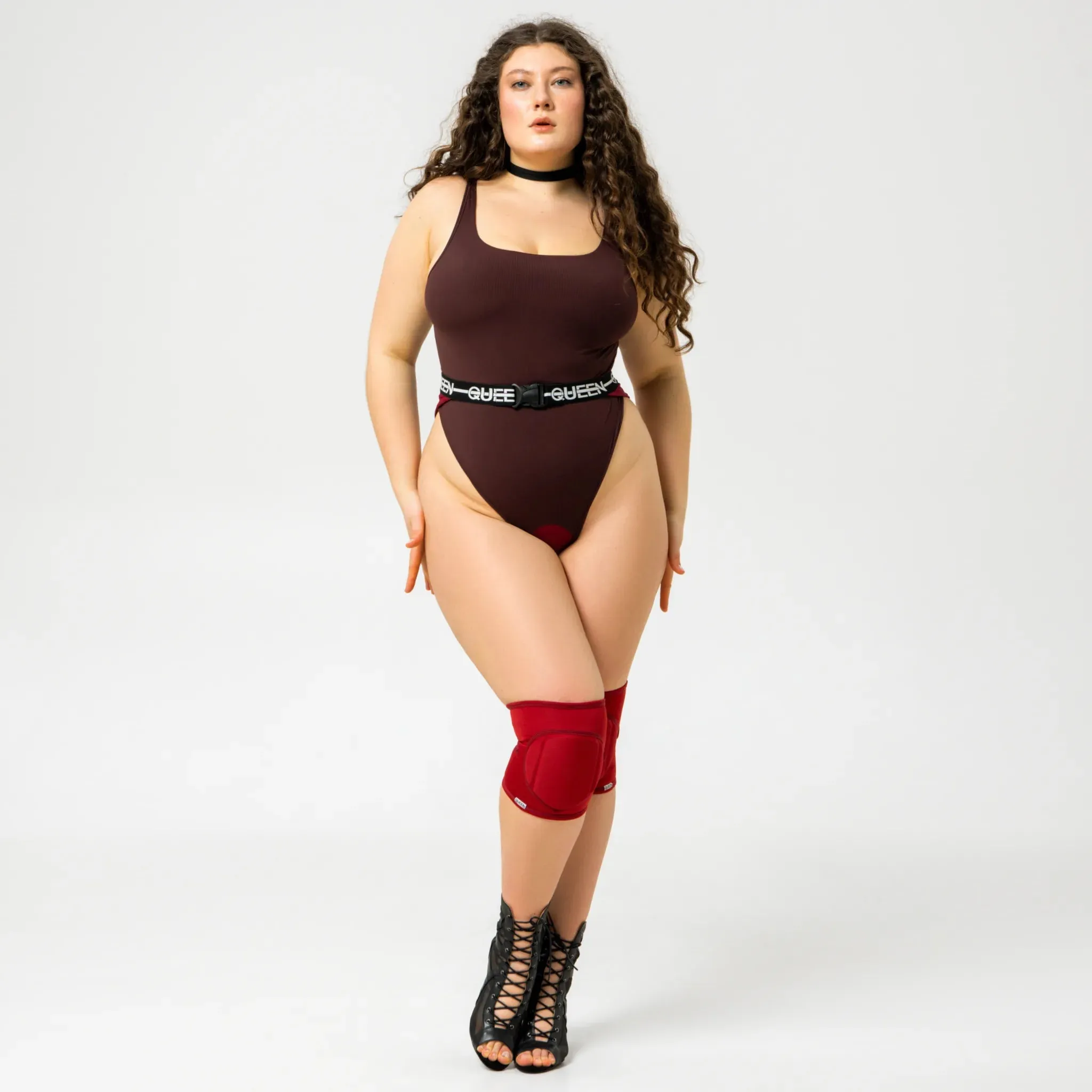 Classic Sleek Cherry Dance knee pads