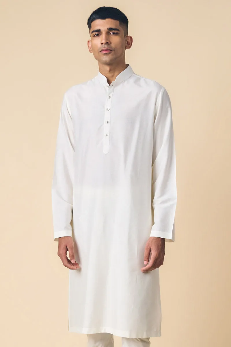 Classic White Kurta Set