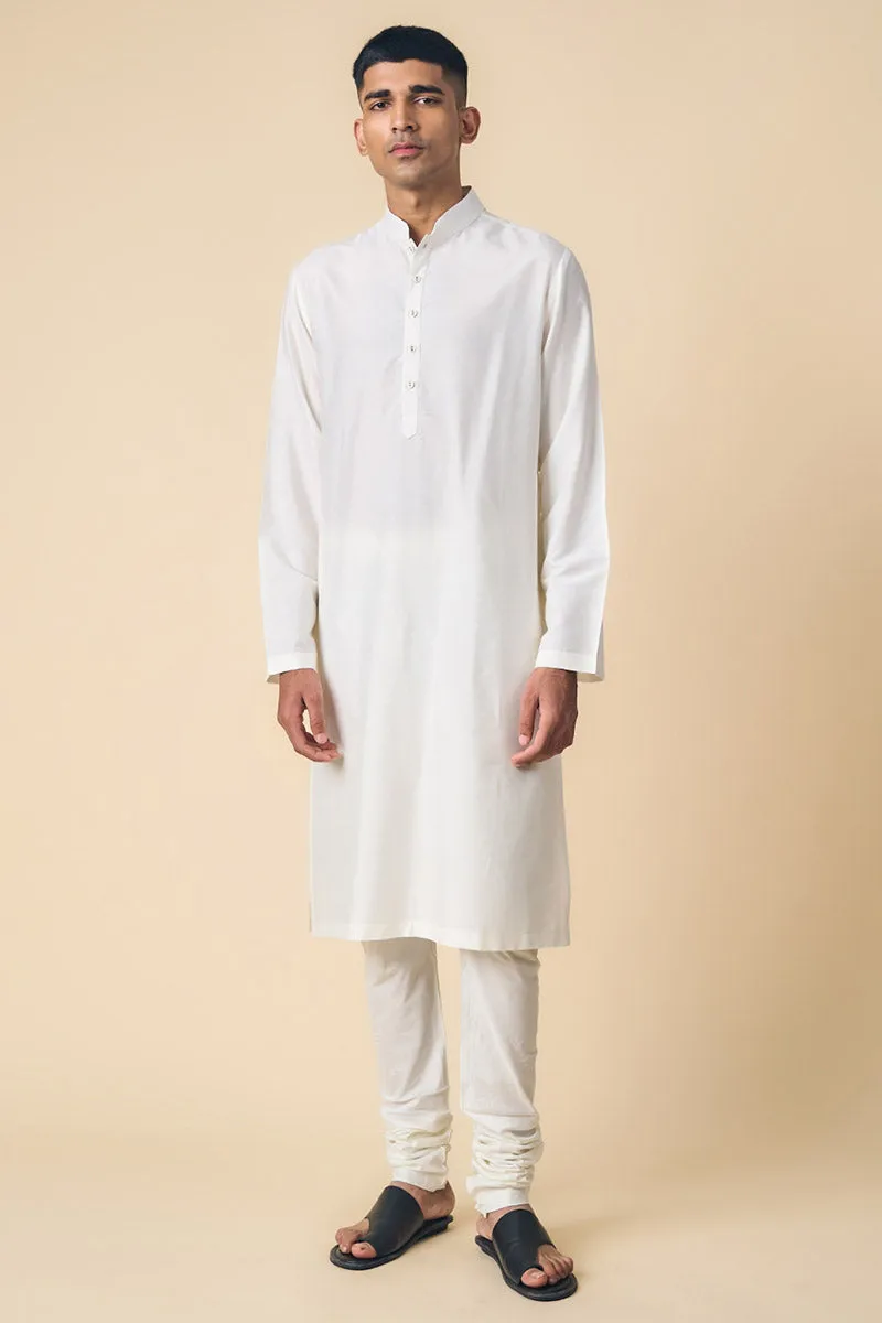 Classic White Kurta Set