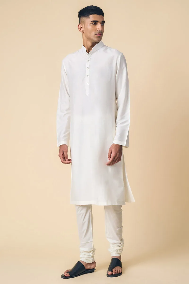 Classic White Kurta Set