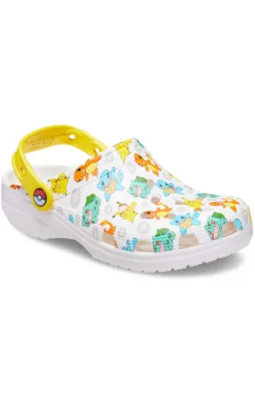 Crocs x Pokemon Classic Adventure Clogs - White/Multi