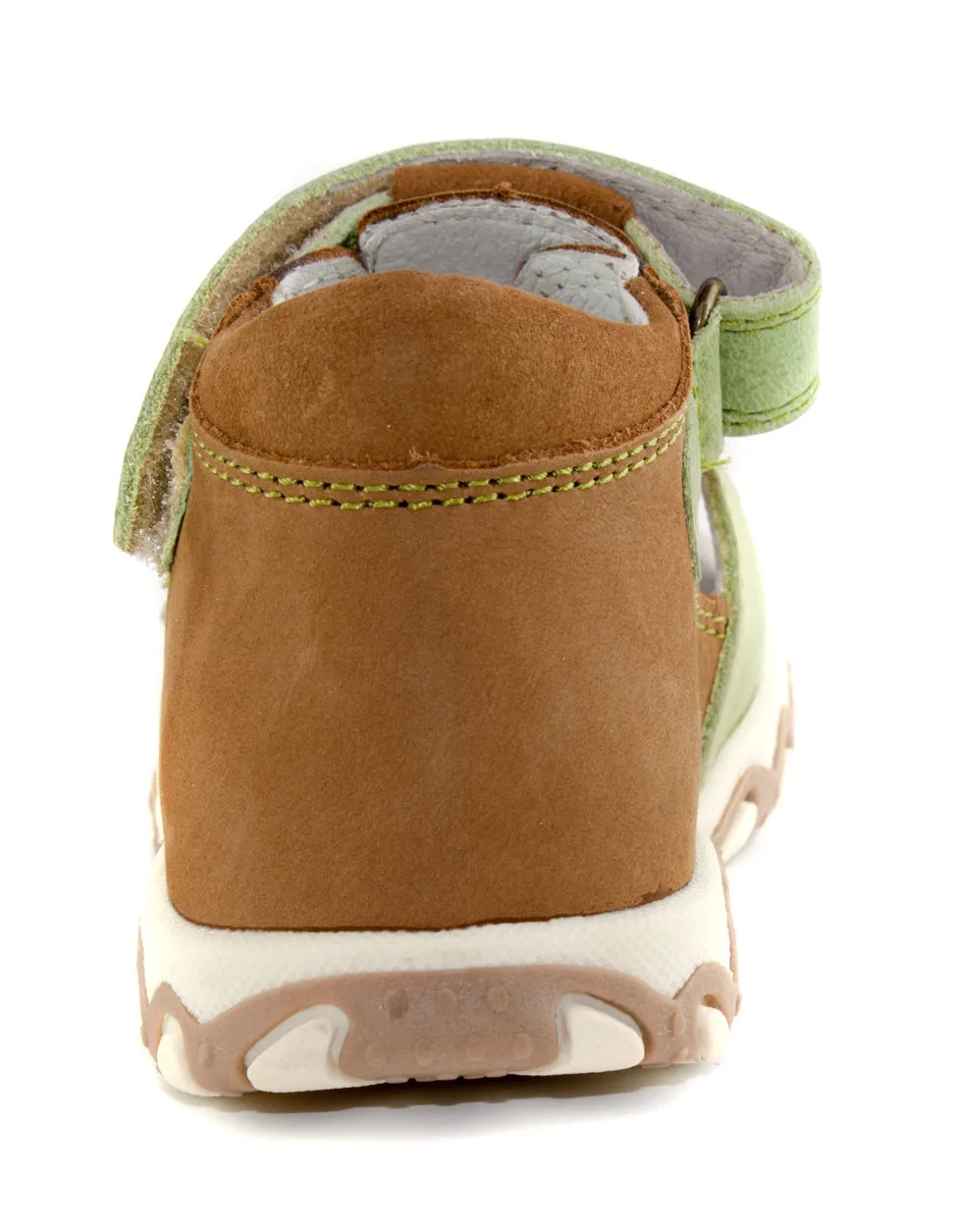 D.D. Step toddler boy sandals brown and khaki size US 4-8