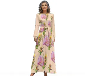 Delightful Womens Long dress with Belt - 2 options