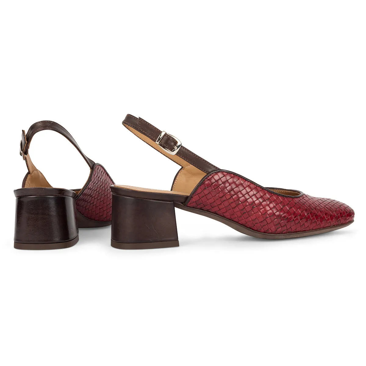 DUNIA 80023<br>Cherry brown slingback