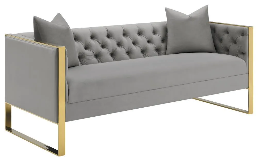 Eastbrook Tufted Back Sofa Grey