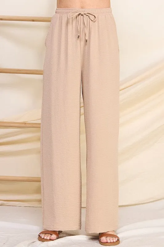 FINAL SALE - Light & Airy Drawstring Pants - 3 Colors!