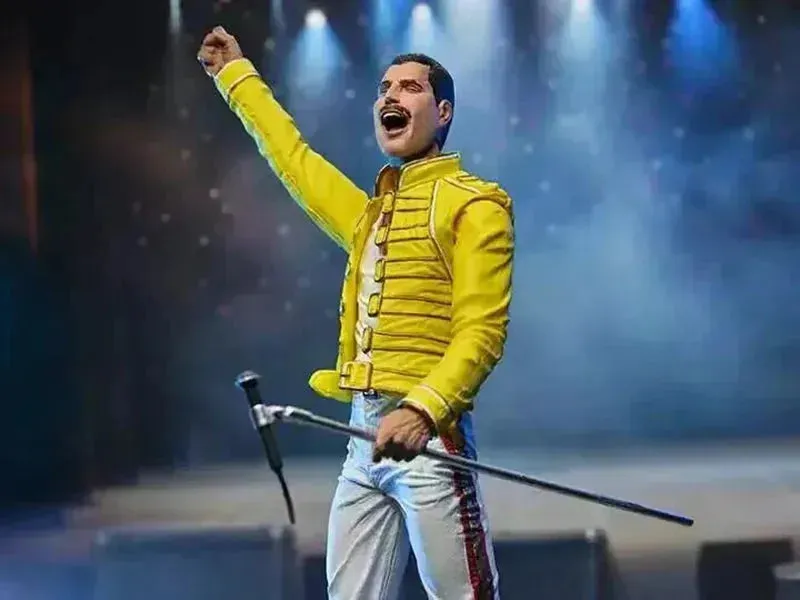 Freddie Mercury Live at Wembley Stadium Action Figure