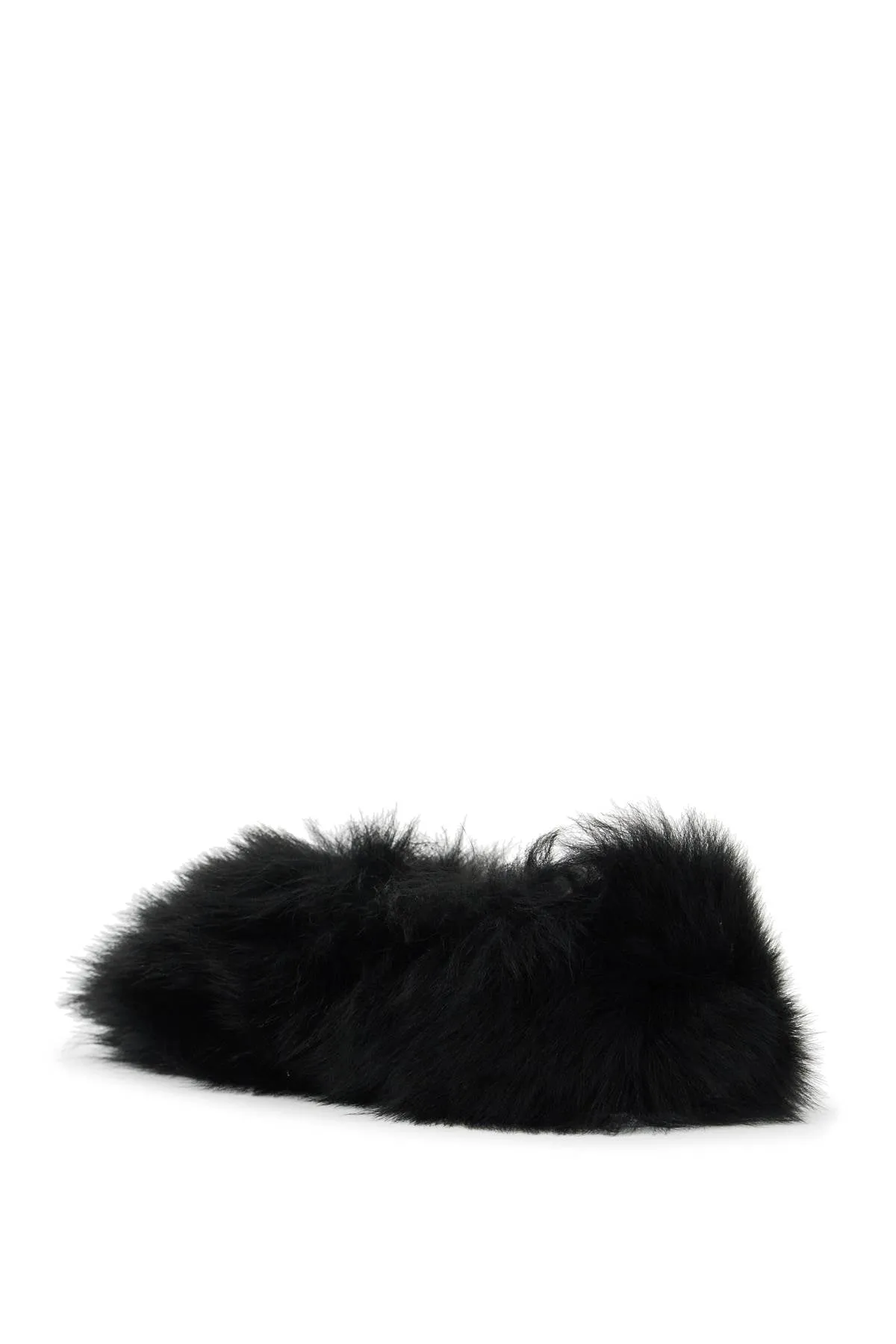 fur-lined slip-on