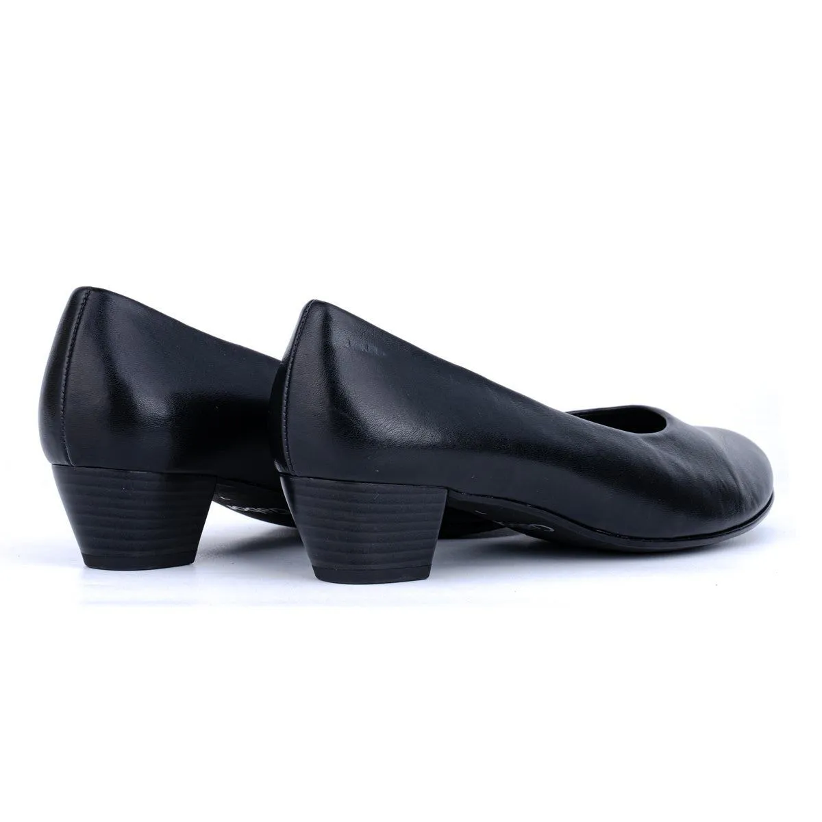 Gabor Basic Pumps High-Heel Shoes Leather Black Colour For Women