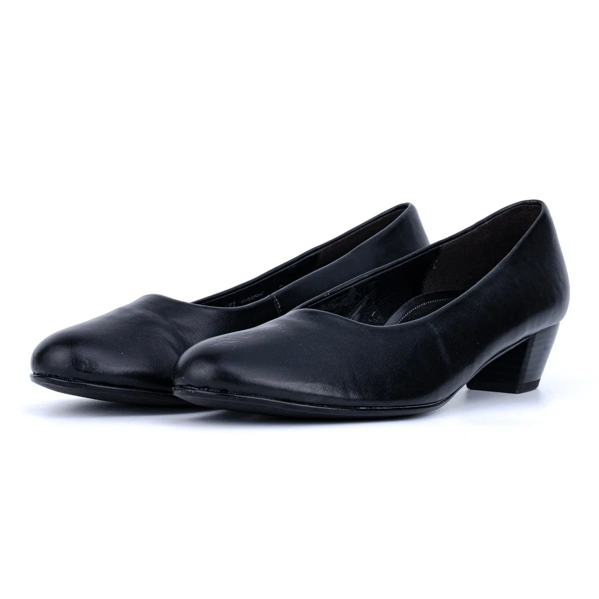 Gabor Basic Pumps High-Heel Shoes Leather Black Colour For Women