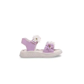 Girls Purple Casual Sandal KD9612