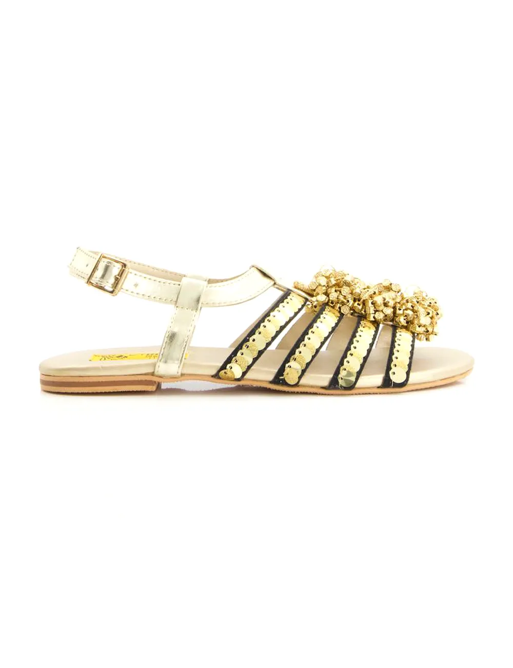 Golden Fancy Sandal for women