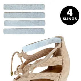 Heel Lovers Suede Adhesive Slings- 4 Slings