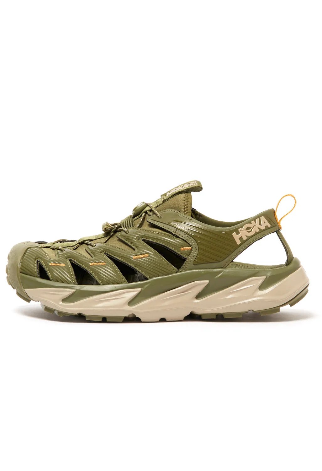 Hoka Hopara Men's Sandals - Avocado / Oxford Tan