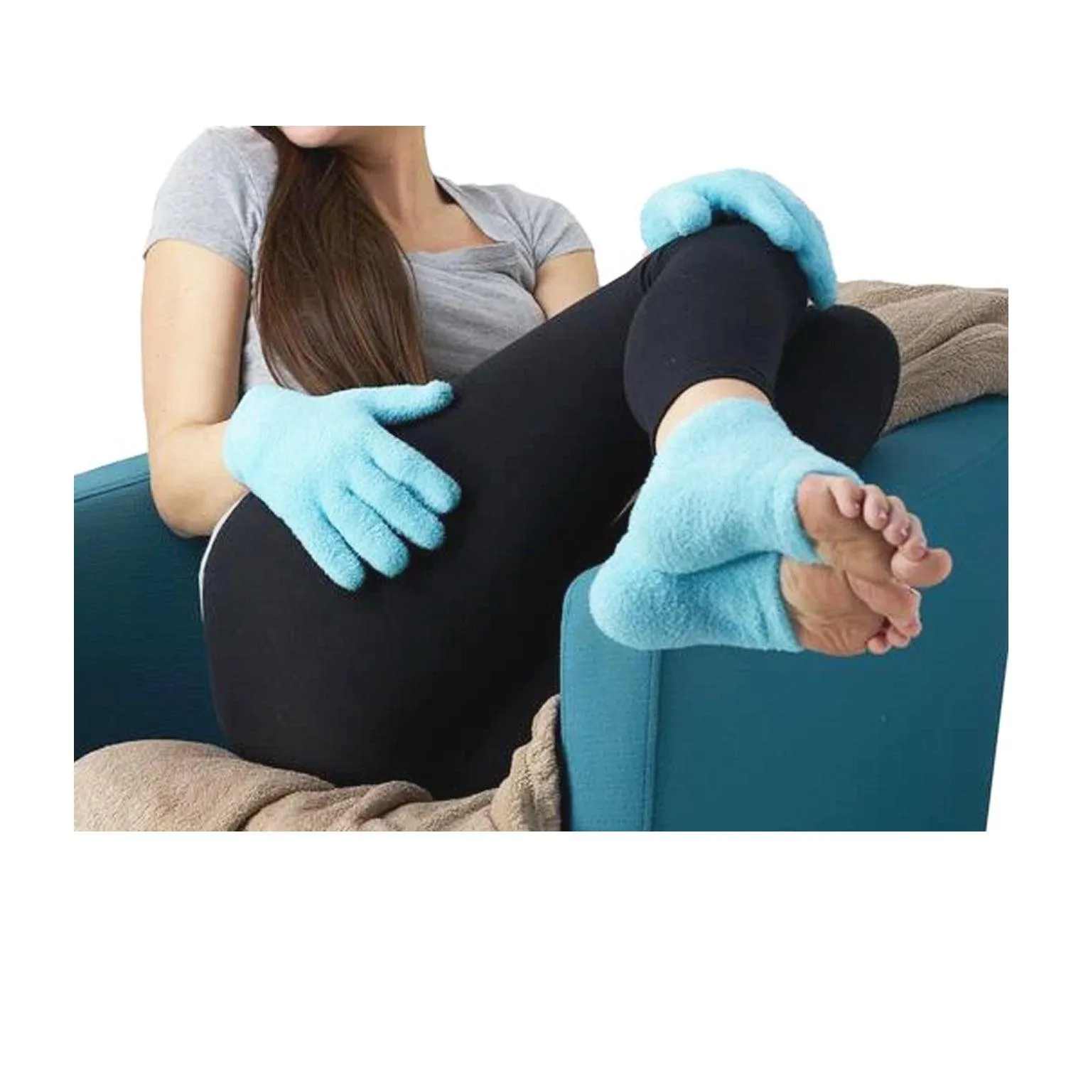 Intense Gel Moisturizing Heel Sleeves & Gloves