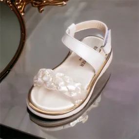 Ivory Braided Sandal