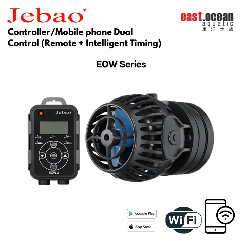 JEBAO EOW Wavemaker - (3M,5M,9M,16M,22M) Controller/Wi-Fi Mobile phone, Dual Control