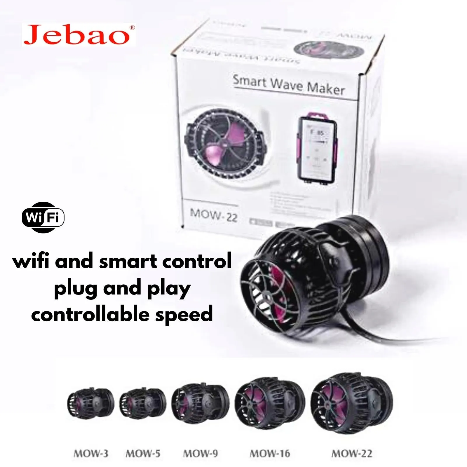 JEBAO WaveMaker - (MOW3, MOW5, MOW9, MOW16, MOW22) Wifi