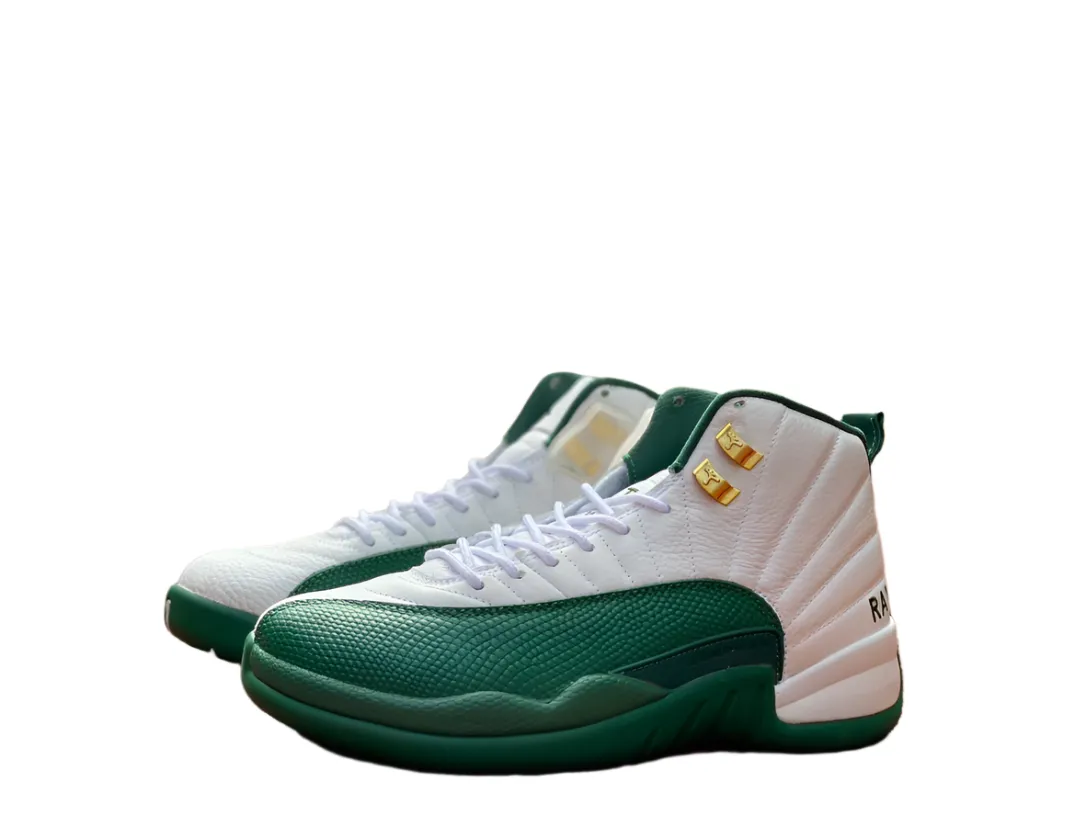 Jordan 12 Retro "White and Green"