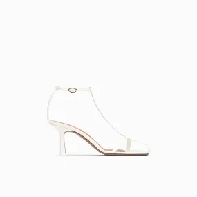 Jumel cream T-bar heels